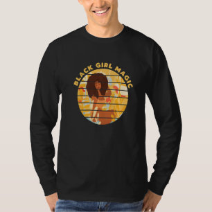 Camiseta Chica negro magia Afro Diva Melanin Reina
