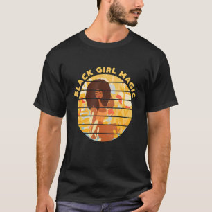 Camiseta Chica negro magia Afro Diva Melanin Reina