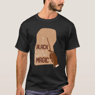 Camiseta Chica negro magia historia negra BHM África