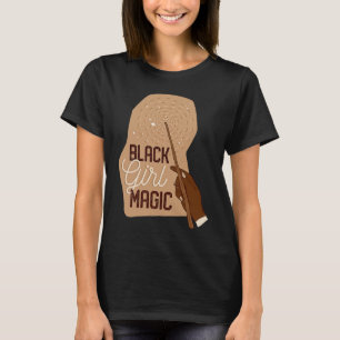 Camiseta Chica negro magia historia negra BHM África