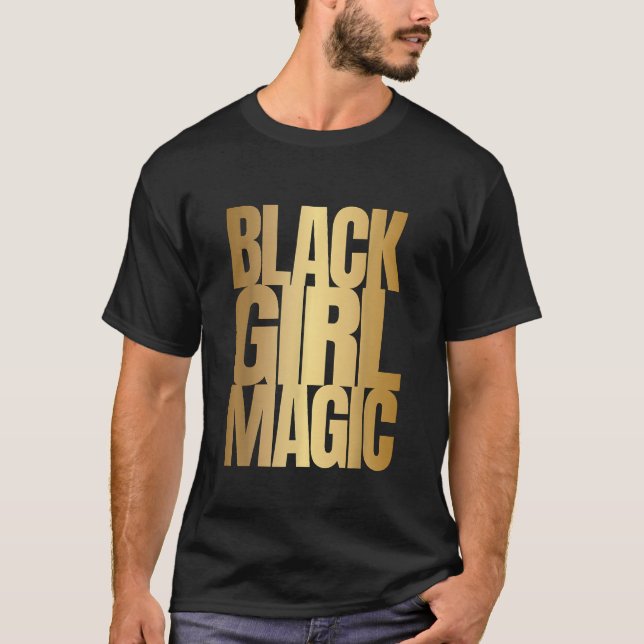 Camiseta Chica negro mágico (Anverso)