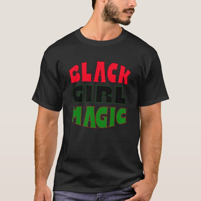 Camiseta Chica negro mágico (Anverso)