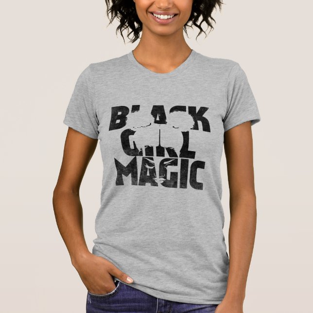 Camiseta Chica negro mágico (Anverso)