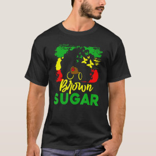 Camiseta Chica negro marrón orgullo africano historia negra