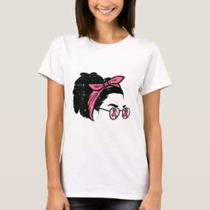 Camiseta Chica negro sobreviviente de conciencia sobre el c