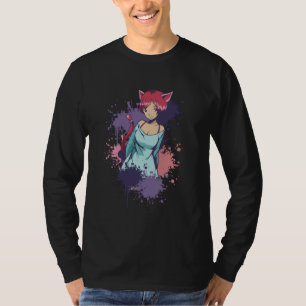 Camiseta Chica Neko Adorable
