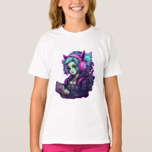 Camiseta Chica Neon gamer