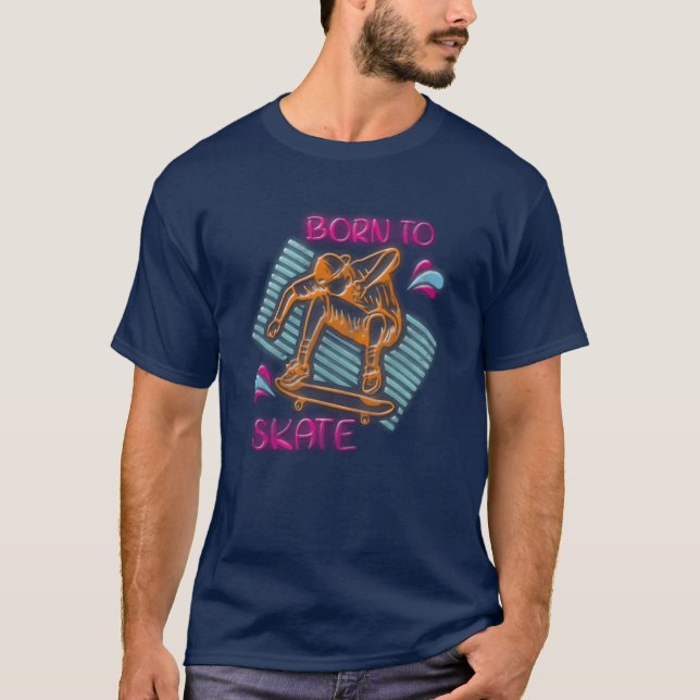 Camiseta Chica Neon Old School (Anverso)