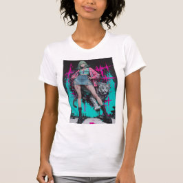 Camiseta Chica Neon Punk