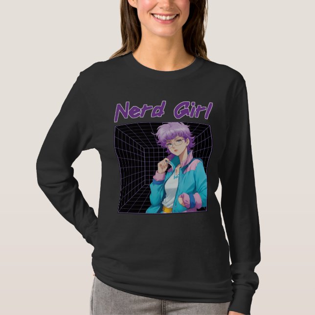 Camiseta Chica nerd (Anverso)
