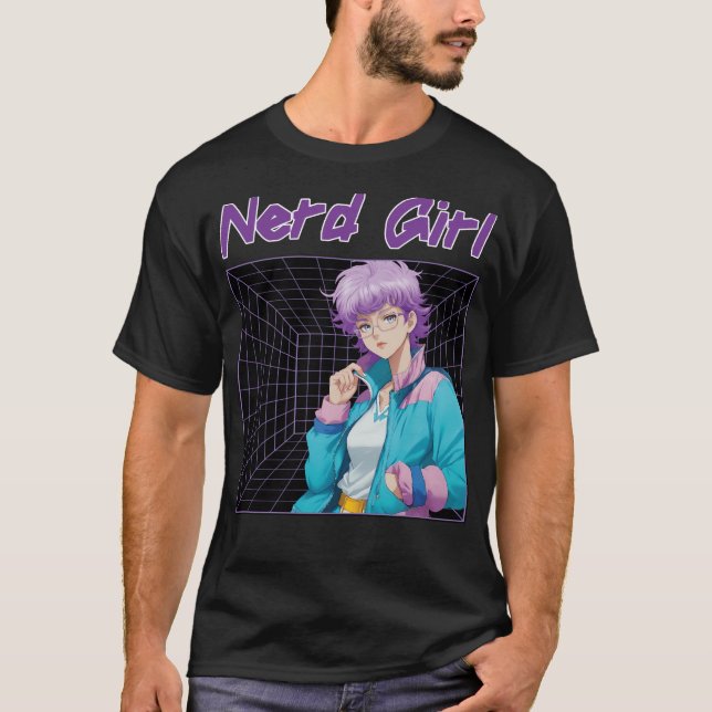 Camiseta Chica nerd  (Anverso)