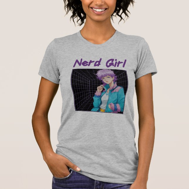 Camiseta Chica nerd (Anverso)