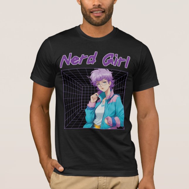 Camiseta Chica nerd (Anverso)