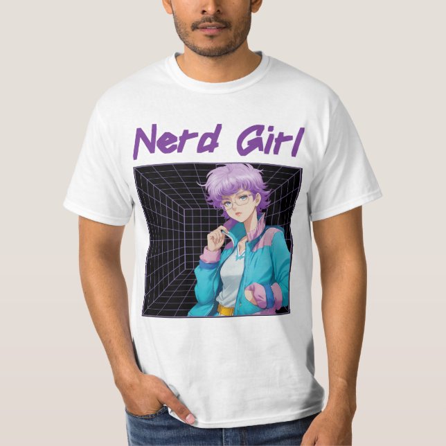 Camiseta Chica nerd (Anverso)