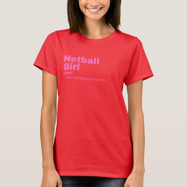 Camiseta  Chica - Netball (Anverso)