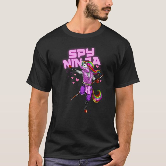Camiseta Chica Ninja Boy de Ninja Gamer, jugador espía de G (Anverso)