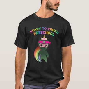 Camiseta Chica Ninja de Unicornio listo para CRUSH a niños
