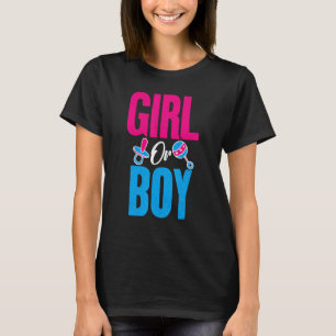 Camiseta Chica o niño pronto será padre de Gen Rosa o Azul