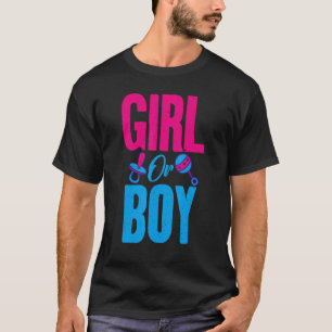 Camiseta Chica o niño pronto será padre de Gen Rosa o Azul