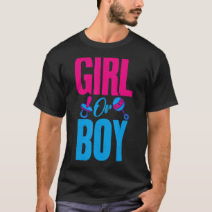 Camiseta Chica o niño pronto será padre de Gen Rosa o Azul