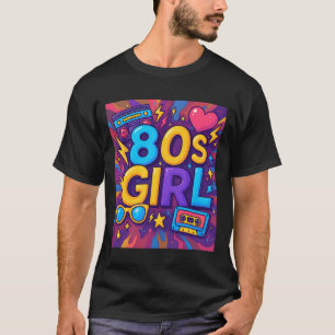 Camiseta Chica Old School 80s Genial Retro Recuerdo 80's Vi