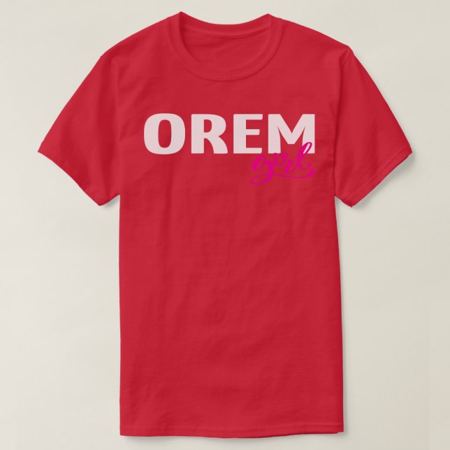 Camiseta Chica Orem 1 (Diseño del anverso)