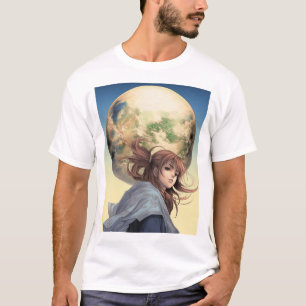 Camiseta Chica Otaku, Personalizado japonés de Kawaii