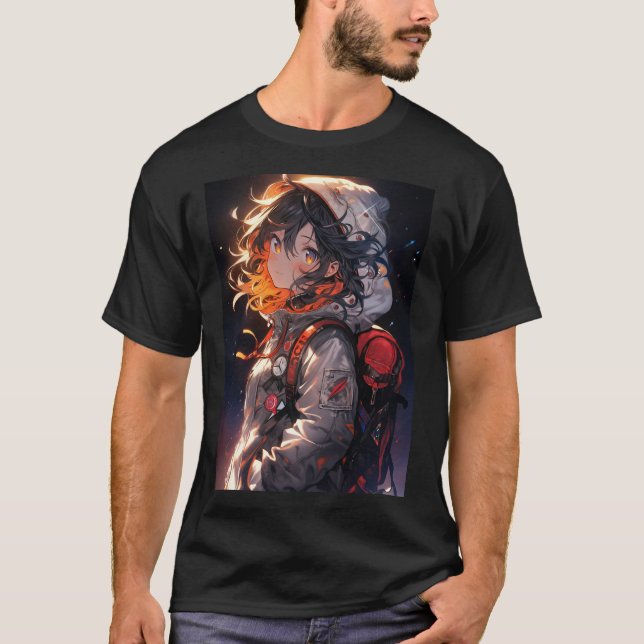 Camiseta Chica Otaku, Personalizado japonés de Kawaii (Anverso)