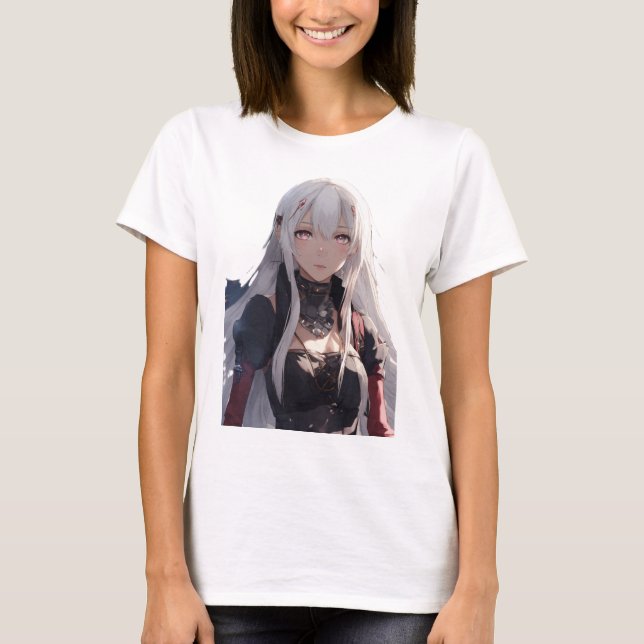 Camiseta Chica Otaku, Personalizado japonés de Kawaii (Anverso)