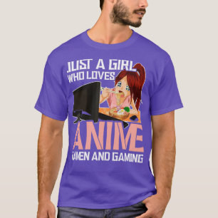 Camiseta Chica Otaku Ramen Gaming Anime