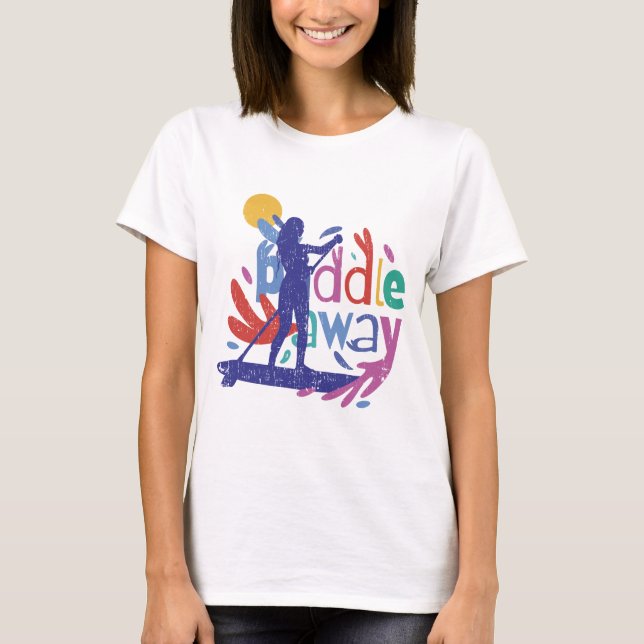 Camiseta Chica Paddle Away (Anverso)