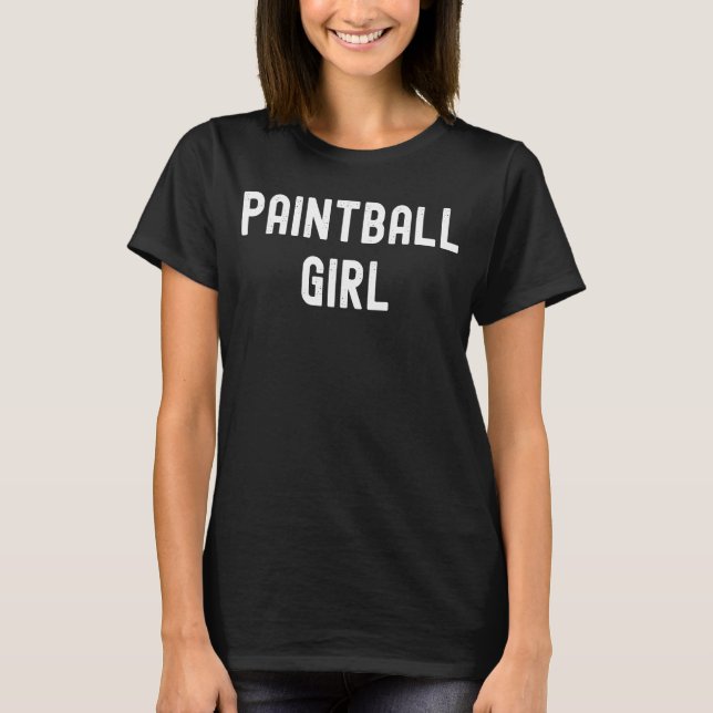 Camiseta Chica Paintball (Anverso)