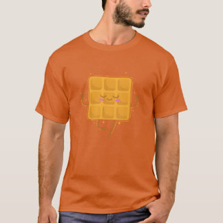 Camiseta chica panadera de snack de masa para waffles de yo