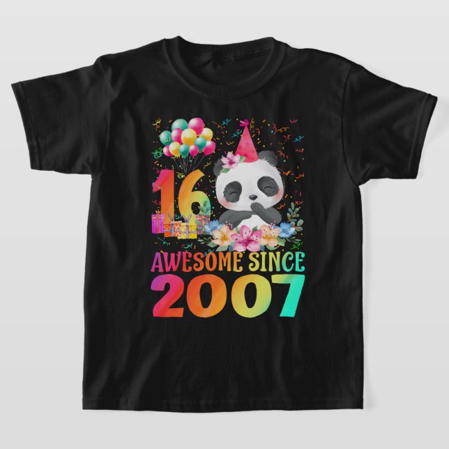 Camiseta chica Panda Unicorn de 16 años (Distribución)
