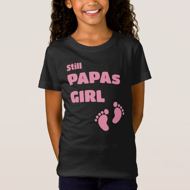 Camiseta Chica Papas - Huellas (Anverso)