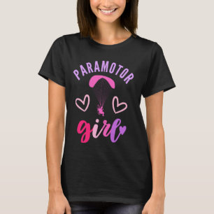 Camiseta Chica Paramotor Formación Parapente Mujeres Vuelo