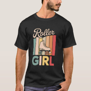 Camiseta Chica Patinadora 70s 80s 90s Patines de Rueda Pati