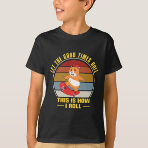 Camiseta Chica Patinadora Ropa Estética Patinaje Patineta