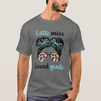 Camiseta Chica Pequeña Miss Segundo Grado Desordenado Niño