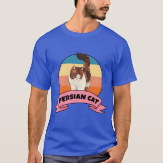 Camiseta Chica persa de gato persa