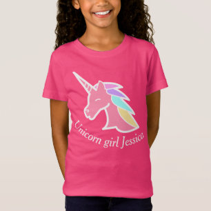 Camiseta chica personalizada de creyente de unicor