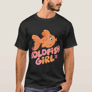 Camiseta Chica Pez Dorado (Melocotón)