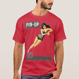 Camiseta Chica Pin up Revista Pinup Vintage 19