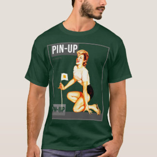 Camiseta Chica Pin up Revista Pinup Vintage 35