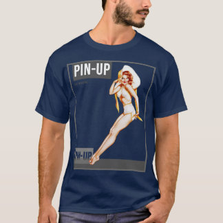 Camiseta Chica Pin up Revista Vintage Pinup