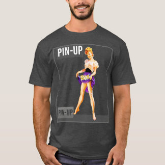 Camiseta Chica Pin up Revista Vintage Pinup 38