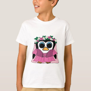 Camiseta Chica Pingüino vestido con vestimenta renacentista