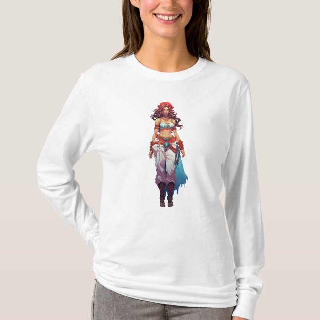 Camiseta Chica pirata (Anverso)
