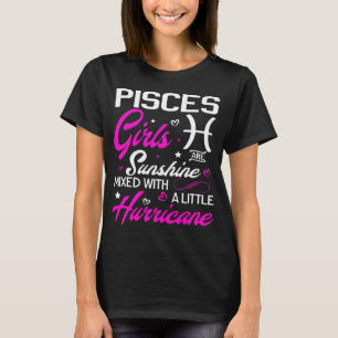 Camiseta Chica Pisces. Astrología divertida Aquarius Zodiac