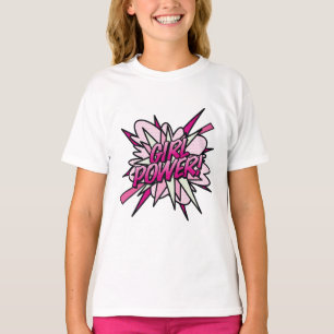 Camiseta Chica Poder Arte Pop Comic